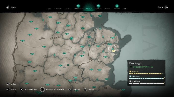 Skrzynia z hełmem znajduje się we wschodniej części tego regionu, w jednej z jaskiń - Assassins Creed Valhalla: Hełm Thora - jak zdobyć? - Assassins Creed Valhalla - poradnik do gry