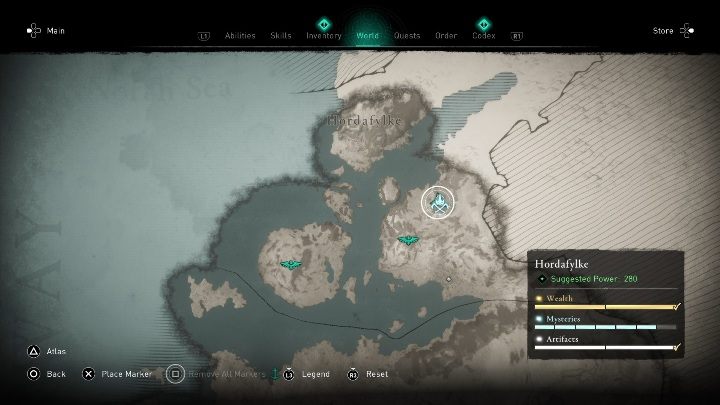 Walkę z zagubionym, którym jest Orwig Neverdeath, znajdziesz w wschodniej części mapy - Assassins Creed Valhalla: Zagubiony drengr - Hordafylke, sekrety, lokacje - Assassins Creed Valhalla - poradnik do gry
