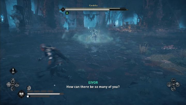 Regan dzierży dwa miecze, którymi będzie atakować Twoją postać - Assassins Creed Valhalla: Córka Leriona - Wschodnia Anglia, sekrety, lokacje - Assassins Creed Valhalla - poradnik do gry