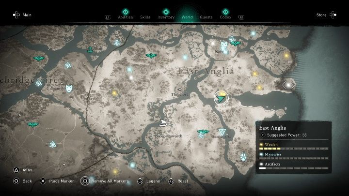Maskę znajdziesz na południe od Northwie - Assassins Creed Valhalla: Wyposażenie - Wschodnia Anglia, sekrety, lokacje - Assassins Creed Valhalla - poradnik do gry