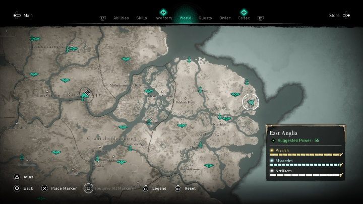 3 - Assassins Creed Valhalla: Mapa skarbów - Wschodnia Anglia, sekrety, lokacje - Assassins Creed Valhalla - poradnik do gry