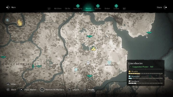 Mapę skarbu znajdziesz zaraz przy Whisby - Assassins Creed Valhalla: Mapa skarbów - Lincolnscire, sekrety, lokacje - Assassins Creed Valhalla - poradnik do gry