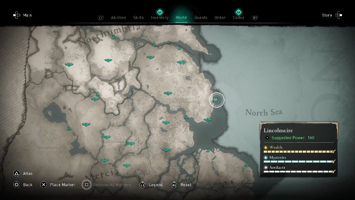 2 - Assassins Creed Valhalla: Mapa skarbów - Lincolnscire, sekrety, lokacje - Assassins Creed Valhalla - poradnik do gry