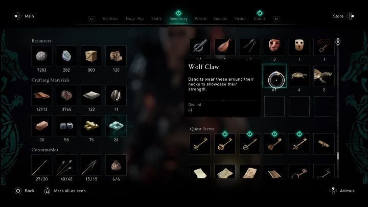 Ofiara: Jako ofiarę musicie dać 5 kłów wilka (Wolf Claw) - AC Valhalla Świt Ragnaroku: Krasnoludzki ołtarz (Vangrinn) - lista wszystkich - Assassins Creed Valhalla - poradnik do gry