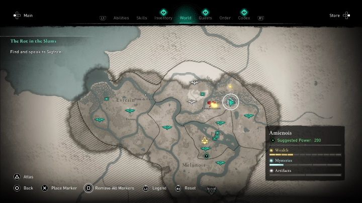 1 - AC Valhalla Oblężenie Paryża: Dokąd prowadzi mapa w misji Ukryta sprawiedliwość? - Assassins Creed Valhalla - poradnik do gry