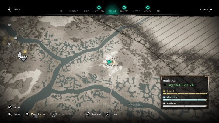 Mapa prowadzi do skarbca Murmiliacum, znajdującego się w północnej części Amenois - AC Valhalla Oblężenie Paryża: Dokąd prowadzi mapa w misji Ukryta sprawiedliwość? - Assassins Creed Valhalla - poradnik do gry