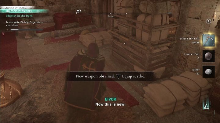W komnacie musicie zbadać - AC Valhalla Oblężenie Paryża: Majestat w mroku - solucja, opis przejścia - Assassins Creed Valhalla - poradnik do gry