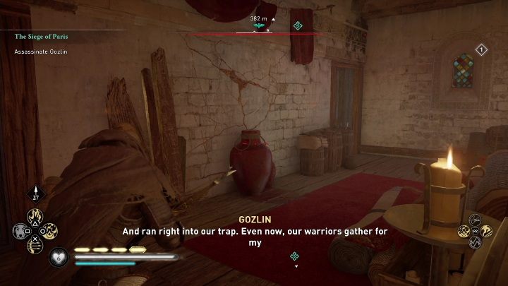 Po dotarciu do kościoła zobaczycie ogromny krzyż, on posłuży Ci do wyeliminowania biskupa - AC Valhalla Oblężenie Paryża: Oblężenie Paryża - solucja, opis przejścia - Assassins Creed Valhalla - poradnik do gry