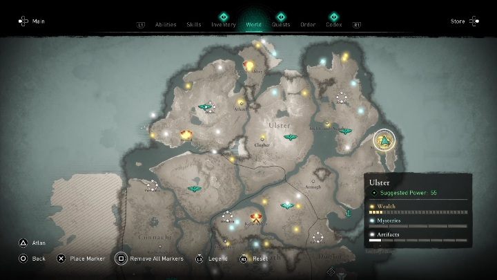 3 - AC Valhalla Gniew Druidów: Zestaw druidzkiego rynsztunku - gdzie znaleźć? Mapa - Assassins Creed Valhalla - poradnik do gry