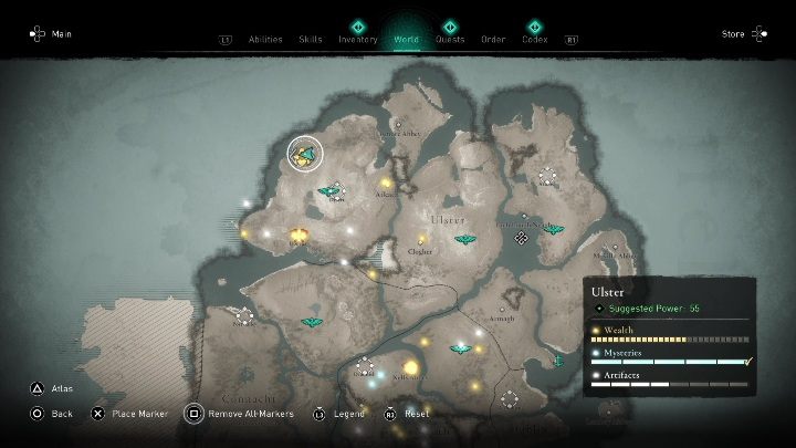 4 - AC Valhalla Gniew Druidów: Zestaw druidzkiego rynsztunku - gdzie znaleźć? Mapa - Assassins Creed Valhalla - poradnik do gry