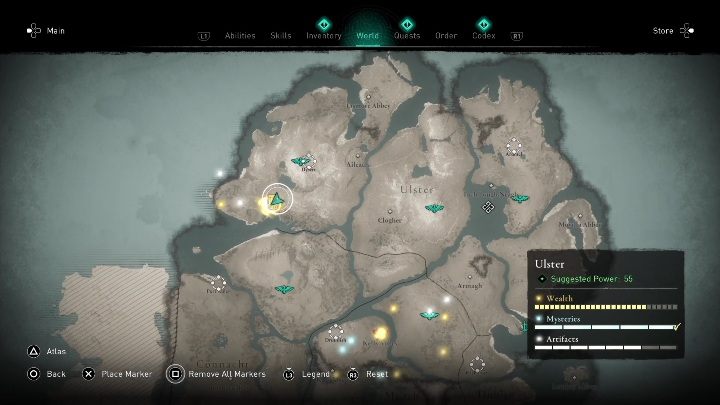 5 - AC Valhalla Gniew Druidów: Zestaw druidzkiego rynsztunku - gdzie znaleźć? Mapa - Assassins Creed Valhalla - poradnik do gry