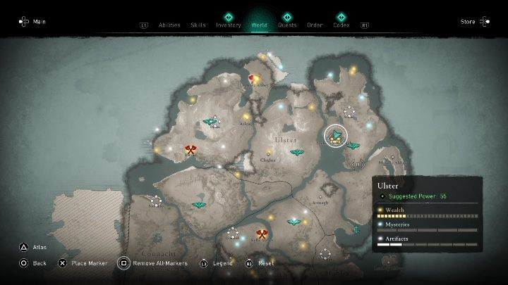 5 - AC Valhalla Gniew Druidów: Zestaw celtyckiego rynsztunku - gdzie znaleźć? Mapa - Assassins Creed Valhalla - poradnik do gry