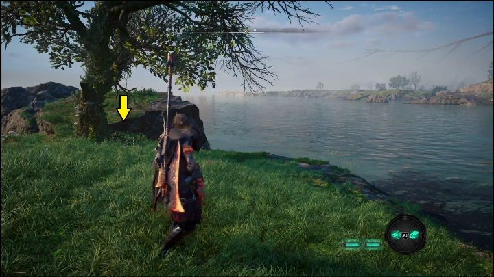 Po dopłynięciu/doleceniu na wyspę od razu zobaczycie jedyne drzewo na tym terenie - AC Valhalla Świt Ragnaroku: Mapy skarbów - opis i lokalizacja sekretów - Assassins Creed Valhalla - poradnik do gry
