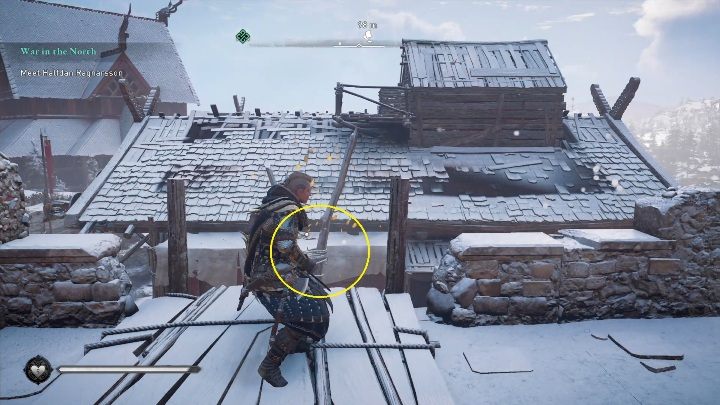 Koniec: Kartka zatrzyma się na murze obronnym - Assassins Creed Valhalla: Karta niesiona wiatrem - Eurvicscire, sekrety, lokacje - Assassins Creed Valhalla - poradnik do gry