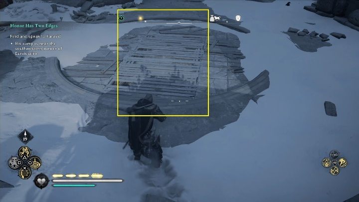 Aby dostać się do maski musisz zniszczyć deski, które blokują wejście na schody - Assassins Creed Valhalla: Rzymski artefakt - Eurvicscire, sekrety, lokacje - Assassins Creed Valhalla - poradnik do gry