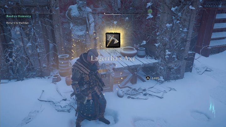 Aby dostać się do broni musisz zniszczyć przejście, które zablokowały skały - Assassins Creed Valhalla: Wyposażenie - Eurvicscire, sekrety, lokacje - Assassins Creed Valhalla - poradnik do gry