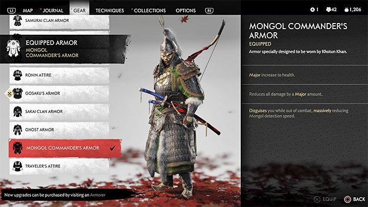 Drugą doskonałą zbroją, tym razem z trzeciego regionu mapy (Kamiagata), jest zbroja mongolskiego dowódcy - Ghost of Tsushima: Najlepsze pancerze na start - Ghost of Tsushima - poradnik do gry