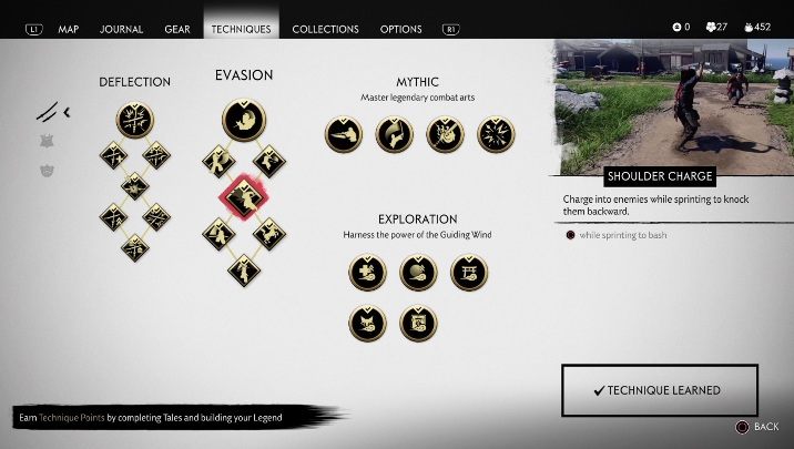 Otrzymywane punkty Techniki wydaje się na zakup umiejętności - Ghost of Tsushima: Rozwój postaci - Ghost of Tsushima - poradnik do gry