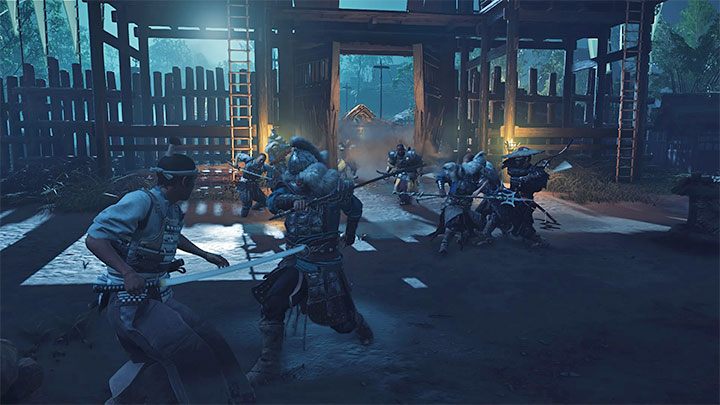 Po tym jak rozpocznie się atak Mongołów upewnij się, że dysponujesz jednym z pancerzy dobrze sprawdzających się w walkach w zwarciu - Ghost of Tsushima: Duch Yarikawy (The Ghost of Yarikawa) solucja, opis przejścia - Ghost of Tsushima - poradnik do gry