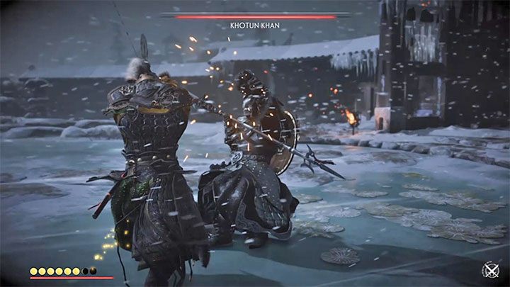 Chana najlepiej atakować gdy wyprowadza zwykłe lub niebieskie ataki - Ghost of Tsushima: Wiecznie błękitne niebo (Eternal Blue Sky) solucja - Ghost of Tsushima - poradnik do gry