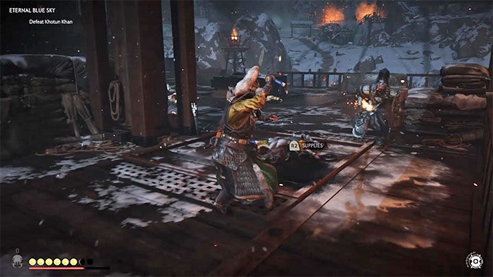 W trzeciej fazie walk Chan będzie polegał na mieczu - Ghost of Tsushima: Wiecznie błękitne niebo (Eternal Blue Sky) solucja - Ghost of Tsushima - poradnik do gry
