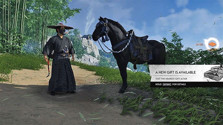 Podarunki (Gifts) to inaczej prezenty od rodowitych mieszkańców Cuszimy - Ghost of Tsushima: Jak odbierać podarunki? - Ghost of Tsushima - poradnik do gry