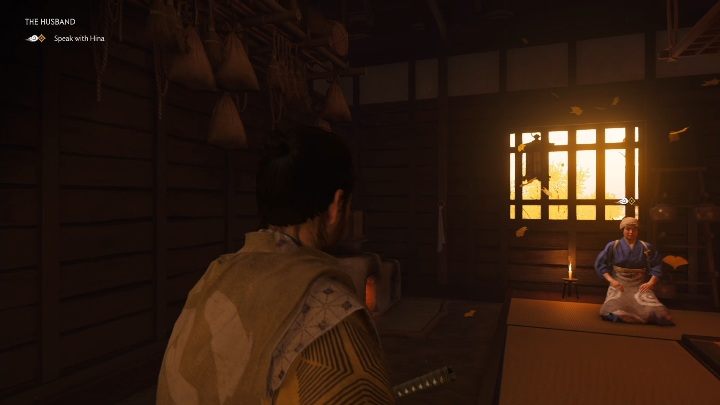 Gdy wrócicie na miejscu ujrzycie zniszczony dom i zabitą kobietę - Ghost of Tsushima: Mąż (The Husband) solucja - Ghost of Tsushima - poradnik do gry
