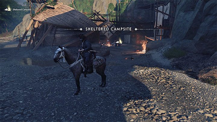 Zadanie to możecie odblokować odwiedzając Ukryty obóz (Sheltered Campsite) zlokalizowany na wschodnim brzegu wyspy Iki, w sąsiedztwie zatoki Zasho Bay - Ghost of Tsushima Iki Island: Dziedzictwo Kazumasy Sakaia - opis przejścia - Ghost of Tsushima - poradnik do gry