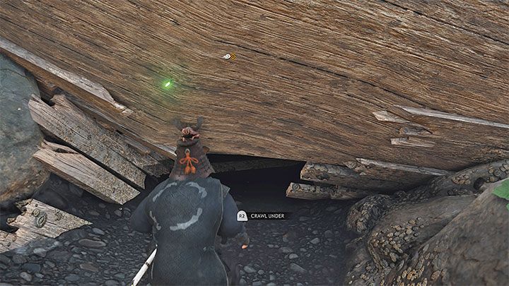 Zbadajcie obszar na lewo od przejścia pilnowanego przez osoby z obozowiska - Ghost of Tsushima Iki Island: Dziedzictwo Kazumasy Sakaia - opis przejścia - Ghost of Tsushima - poradnik do gry