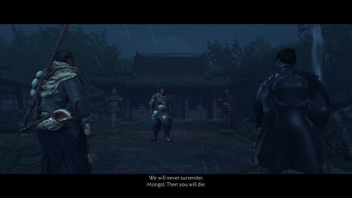 Misję tę rozpoczniesz od walki z mongolskim posłańcem, który przyszedł do świątyni z nieprzyjemną wiadomością - Ghost of Tsushima: Kres cierpienia solucja - Ghost of Tsushima - poradnik do gry