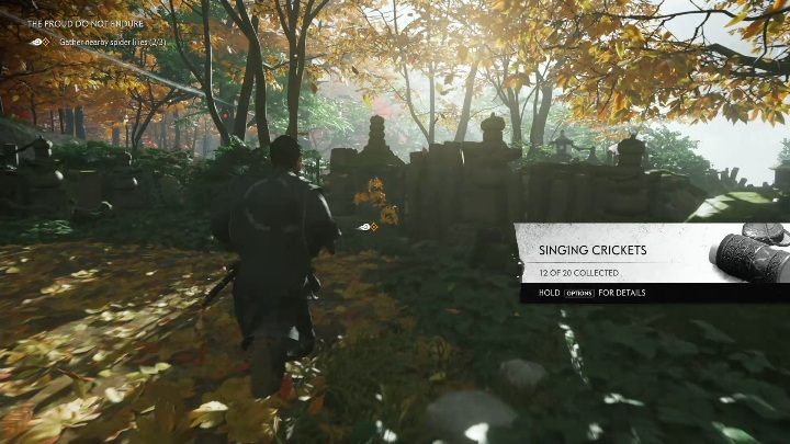 Gdy dotrzecie do kolejnej lokacji musisz znaleźć 3 pajęcze lilie - Ghost of Tsushima: Duma Przemija solucja - Ghost of Tsushima - poradnik do gry