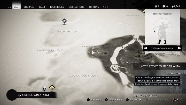 Z totemem udaj się na Kushi Grasslands, koło świątyni - Ghost of Tsushima: Brzemię kradzieży (The Burden of Theft) solucja - Ghost of Tsushima - poradnik do gry