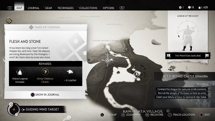 Gdzie zacząć: Wodospad Benkeia - Ghost of Tsushima: Ciało i kamień (Flesh and Stone) solucja - Ghost of Tsushima - poradnik do gry