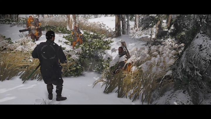 Gdy wrócisz do przerażonej kobiety okaże się, że jej dom został podpalony, a grupa Mongołów czai się w okolicy - Ghost of Tsushima: Cena strachu (The Cost of Fear) solucja - Ghost of Tsushima - poradnik do gry