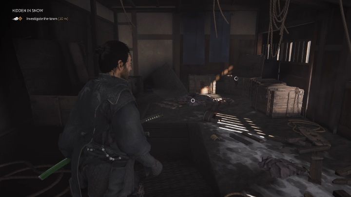Samotnie udaj się do kolejnego budynku - Ghost of Tsushima: Ukryte w śniegu (Hidden in Snow) solucja - Ghost of Tsushima - poradnik do gry