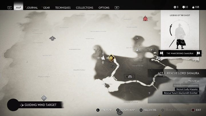Jak odblokować: Rozmowa z mężczyzną w obozie w Lesie Kashine (Kashine Forest) - Ghost of Tsushima: Legenda Tadayoriego (The Legend of Tadayori) solucja - Ghost of Tsushima - poradnik do gry