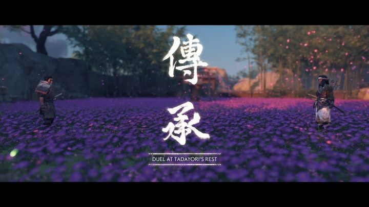 Na miejscu czeka Cię walka z kobietą, która nie uwierzy w Twoje dobre intencje - Ghost of Tsushima: Legenda Tadayoriego (The Legend of Tadayori) solucja - Ghost of Tsushima - poradnik do gry