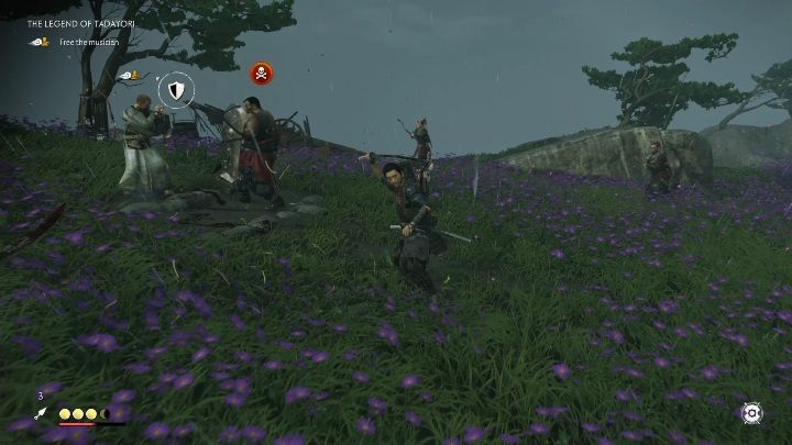 Ostatnią częścią Twojego zadanie jest przejażdżka na południową część mapy i uratowanie mężczyzny - Ghost of Tsushima: Legenda Tadayoriego (The Legend of Tadayori) solucja - Ghost of Tsushima - poradnik do gry