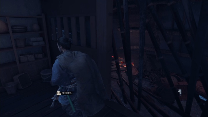 Ten obiekt znajdziesz w spalonym domu, zaraz obok spalonej ściany - Ghost of Tsushima: Zapiski - Ghost of Tsushima - poradnik do gry