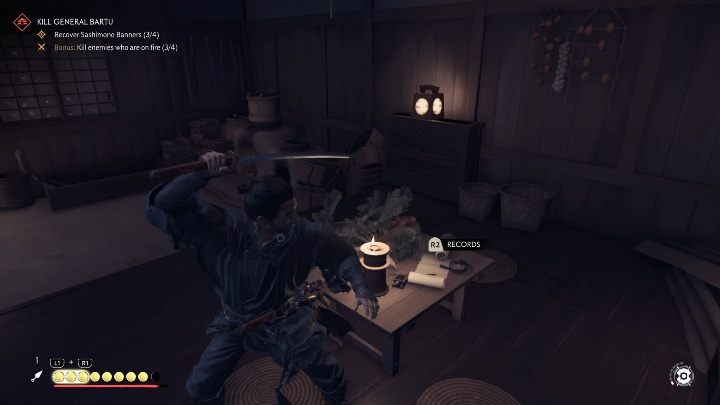 Ten zapisek znajdziesz na stole, w jednym z namiotów - Ghost of Tsushima: Zapiski - Ghost of Tsushima - poradnik do gry