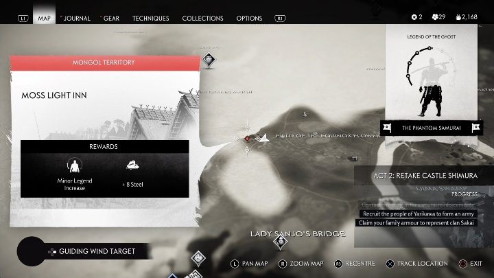 Lokacja: Gospoda Omszałe Światło - Ghost of Tsushima: Mongolskie artefakty - Ghost of Tsushima - poradnik do gry