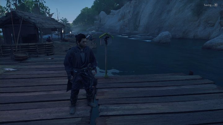 Ten ukryty ołtarz znajdziesz przy samej rzece, na małym pomoście - Ghost of Tsushima: Ukryte ołtarze - Ghost of Tsushima - poradnik do gry