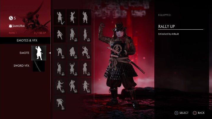 Tak jak w przypadku przedmiotów kosmetycznych, gesty i efekty wizualne odblokowujesz wykonując wyzwania, oddzielnie dla każdego bohatera - Ghost of Tsushima Legends: Nagrody - Ghost of Tsushima - poradnik do gry