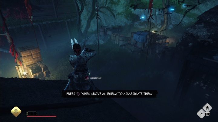 Twoim kolejnym zadaniem jest zabicie przeciwnika z powietrza - Ghost of Tsushima Legends: Zabójca - Ghost of Tsushima - poradnik do gry