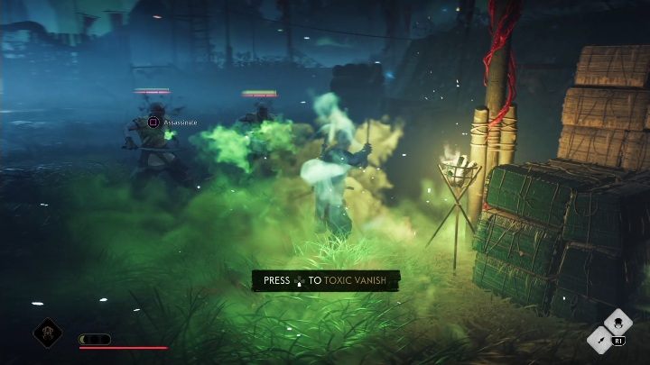 Ostatnie szkolenie, czas na poznanie swojego specjalnego ataku - Toxic Vanish - Ghost of Tsushima Legends: Zabójca - Ghost of Tsushima - poradnik do gry