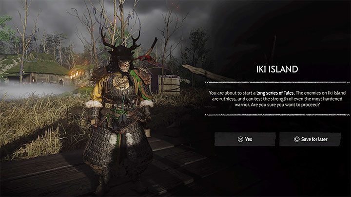 W trakcie rozmowy musicie potwierdzić chęć wyruszenia na Iki Island - Ghost of Tsushima Iki Island: Podróż w przeszłość - solucja, opis przejścia - Ghost of Tsushima - poradnik do gry