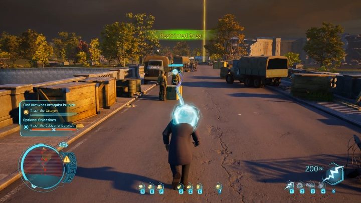 Stale utrzymuj swój kamuflaż - Destroy All Humans 2020: Mr. Crypto goes to capitol city - Wejście do Oktagonu - Destroy All Humans Remake - poradnik do gry