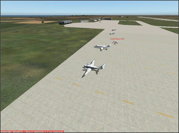 Chwilę później jesteśmy już w Gdańsku - Beechcraft King Air Lotnisko - Microsoft Flight Simulator 2004: A Century of Flight - poradnik do gry
