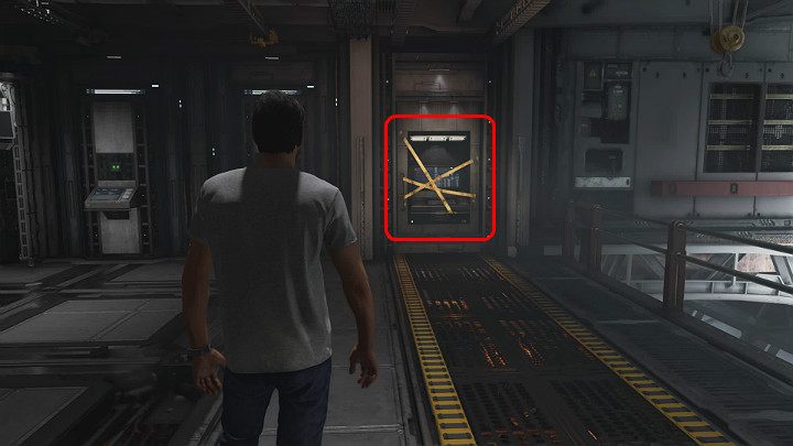 Wejdź na górne piętro laboratorium i podejdź do terminala zaklejonego żółtą taśmą - Marvels Avengers: Próba 1, 2, 3 / Testing 1, 2, 3 - solucja - Marvels Avengers - poradnik do gry