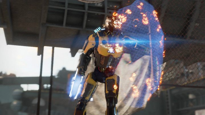 Po słabszych przeciwnikach przyjdzie Ci walczyć z nieco mocniejszym wrogiem - Marvels Avengers: Droga powrotna/The road back - solucja, opis przejścia - Marvels Avengers - poradnik do gry